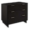 Manhattan Comfort Granville Black 3-Drawer Dresser and 2-Drawer Nightstand, Set of 2 GRAN042 - alternate 8